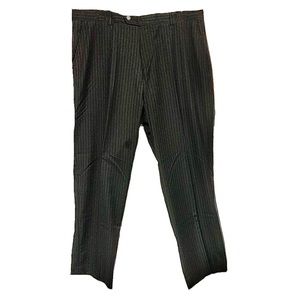 Response Bertini Black Pinstripe Dress Pants Size 38